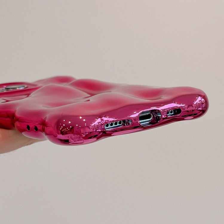 For iPhone 16 Pro Max Wave Bubbles TPU Phone Case