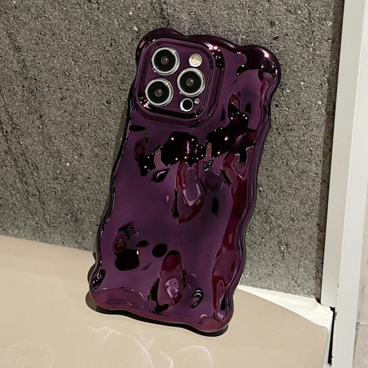 For iPhone 16 Pro Max Wave Bubbles TPU Phone Case