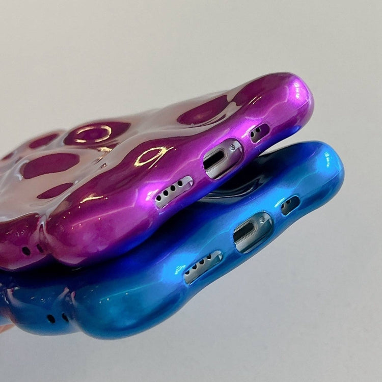 For iPhone 16 Pro Wave Bubbles TPU Phone Case