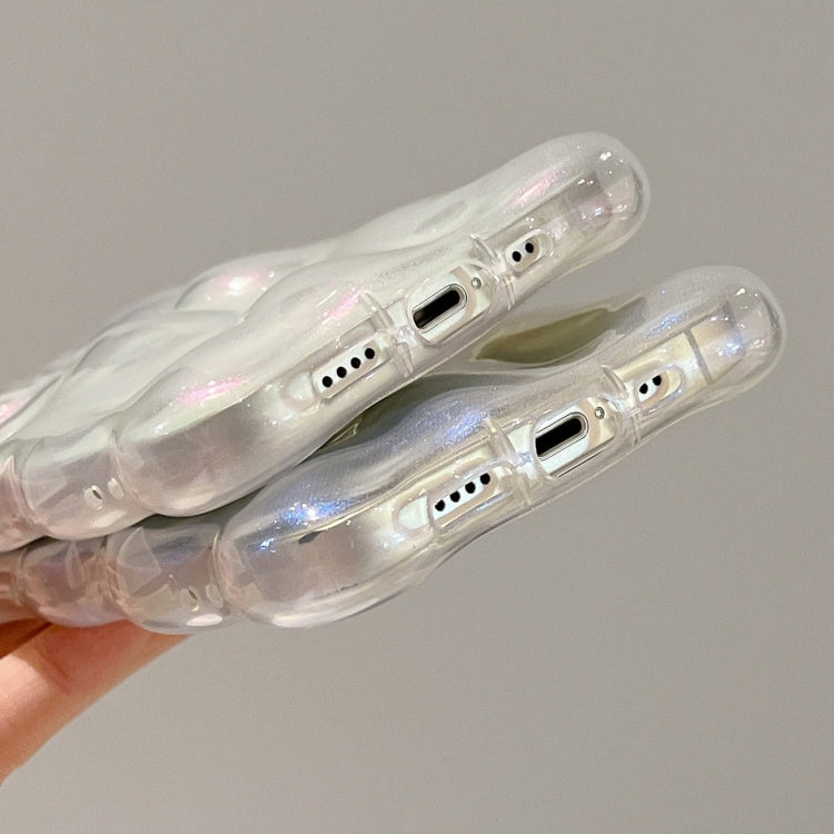For iPhone 16 Wave Bubbles TPU Phone Case