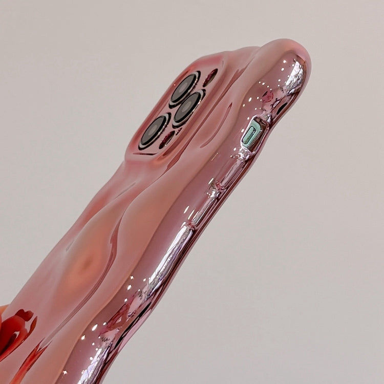 For iPhone 16 Wave Bubbles TPU Phone Case