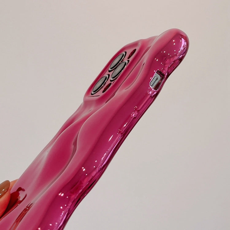 For iPhone 16 Wave Bubbles TPU Phone Case