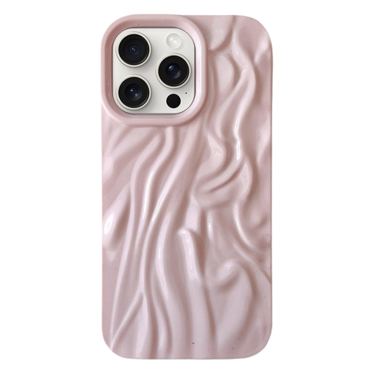 For iPhone 15 Pro Max Wrinkle Gradient Oily Feel TPU Phone Case