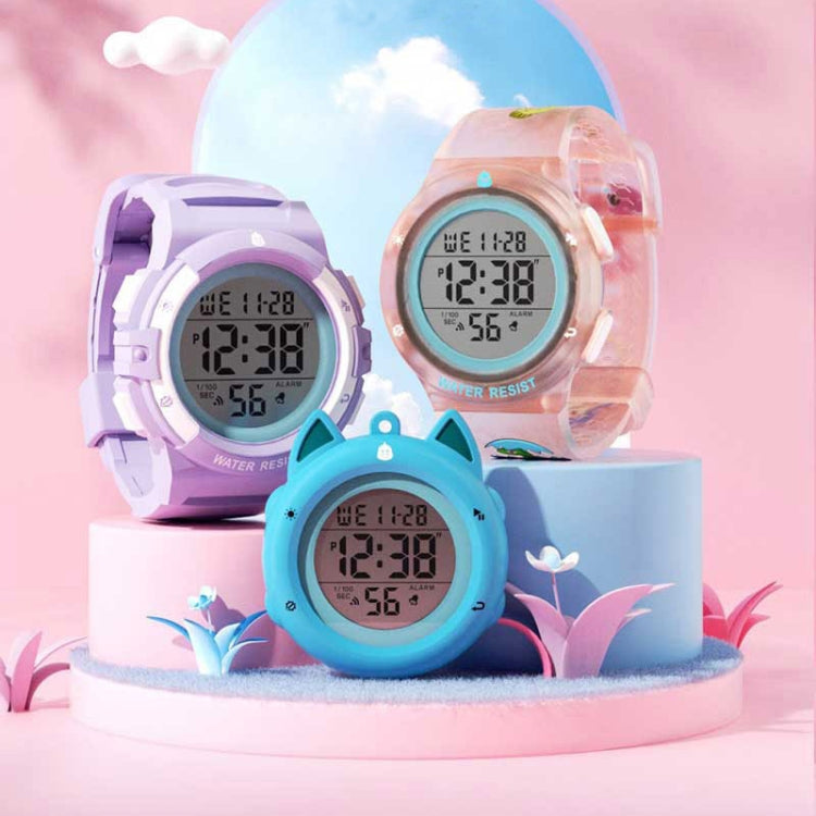 SPOVAN K01 Women Children LED Luminous Waterproof Electronic Sports Watch