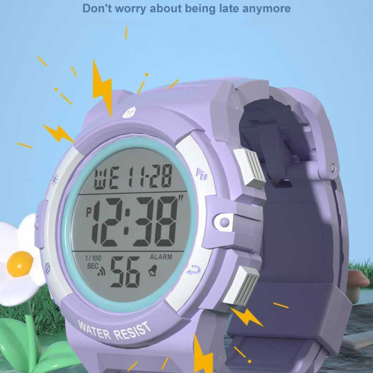 SPOVAN K01 Women Children LED Luminous Waterproof Electronic Sports Watch