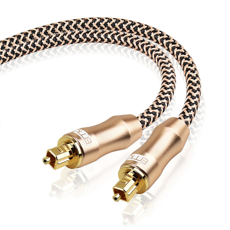 15m EMK OD6.0mm Gold-plated TV Digital Audio Optical Fiber Connecting Cable