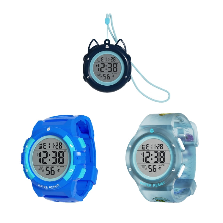 SPOVAN K01 Men Children LED Luminous Waterproof Electronic Sports Watch