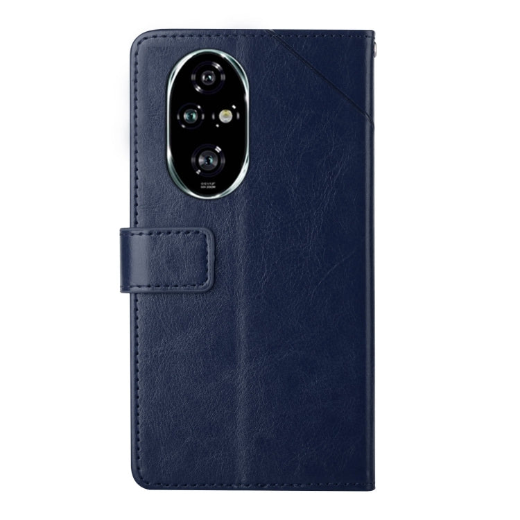For Honor 200 5G Global Y-shaped Pattern Flip Leather Phone Case