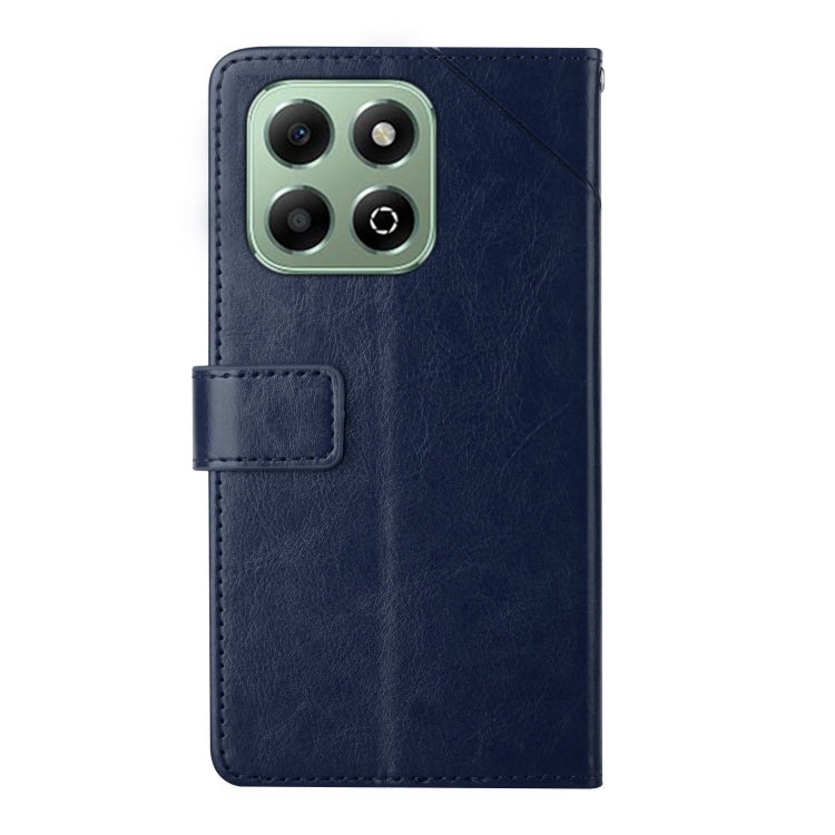 For Honor X6b Y-shaped Pattern Flip Leather Phone Case