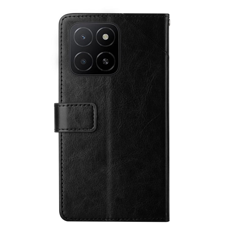 For Honor X5b 4G / X5b Plus 4G Y-shaped Pattern Flip Leather Phone Case
