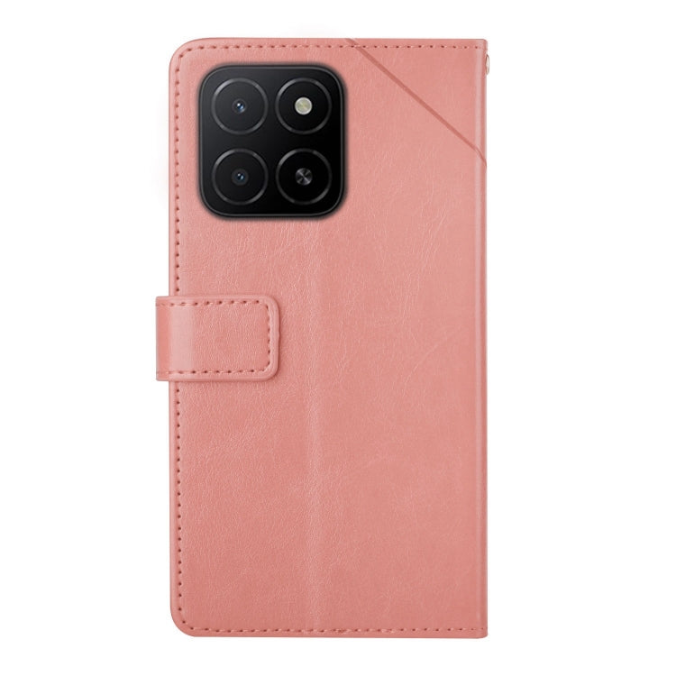 For Honor X5b 4G / X5b Plus 4G Y-shaped Pattern Flip Leather Phone Case
