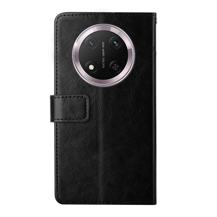 For Honor X9c Y-shaped Pattern Flip Leather Phone Case