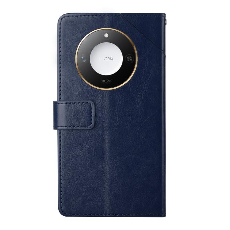 For Honor X9c Smart Y-shaped Pattern Flip Leather Phone Case