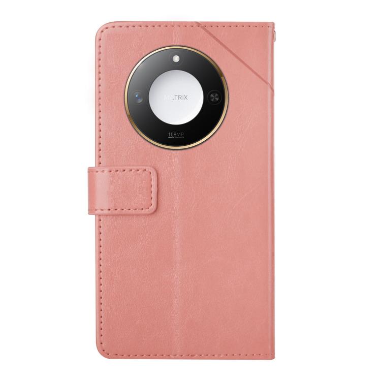 For Honor X9c Smart Y-shaped Pattern Flip Leather Phone Case