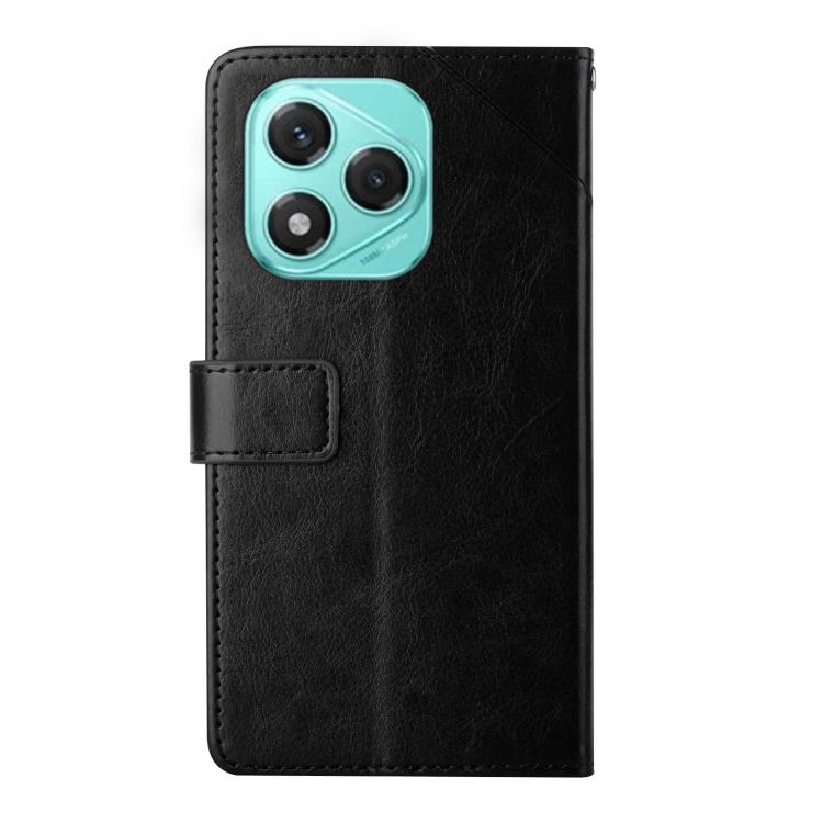 For Honor 400 Lite Global Y-shaped Pattern Flip Leather Phone Case