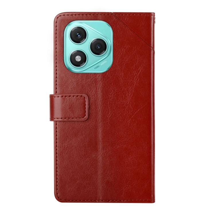 For Honor 400 Lite Global Y-shaped Pattern Flip Leather Phone Case