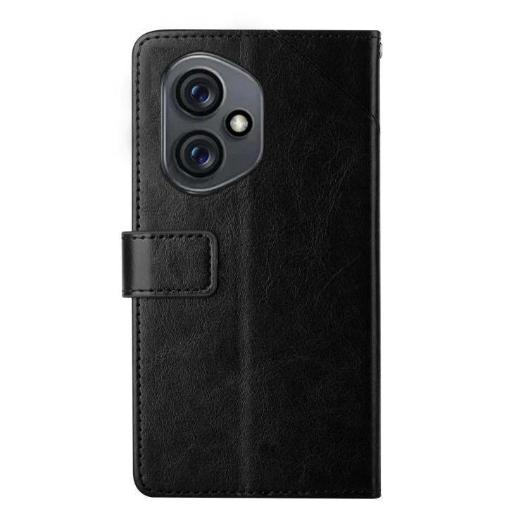 For Honor 400 Global 156.5mm Y-shaped Pattern Flip Leather Phone Case