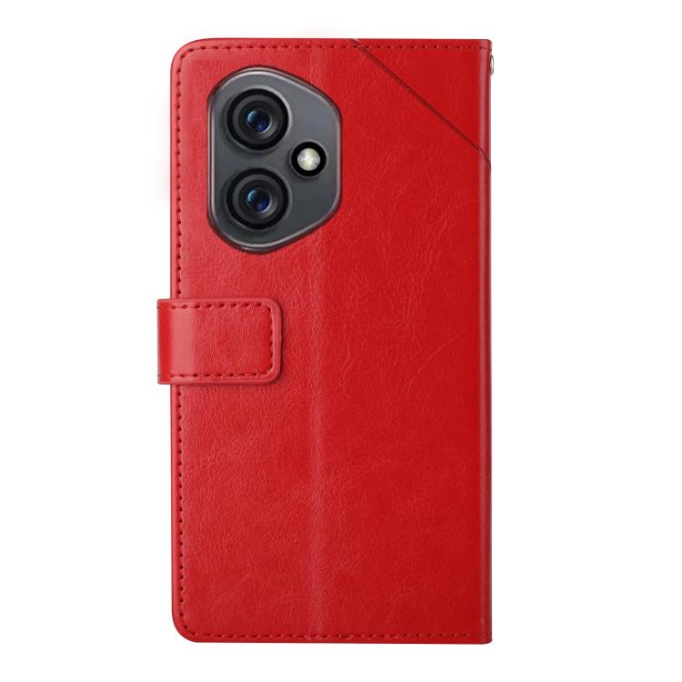 For Honor 400 Global 156.5mm Y-shaped Pattern Flip Leather Phone Case