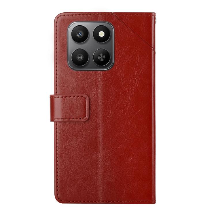 For Honor 400 Smart 5G Y-shaped Pattern Flip Leather Phone Case