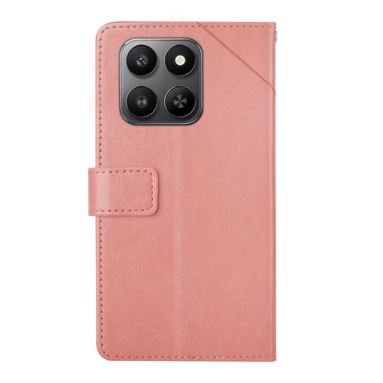 For Honor 400 Smart 5G Y-shaped Pattern Flip Leather Phone Case