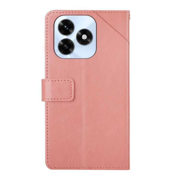 For Honor X5c Plus Y-shaped Pattern Flip Leather Phone Case