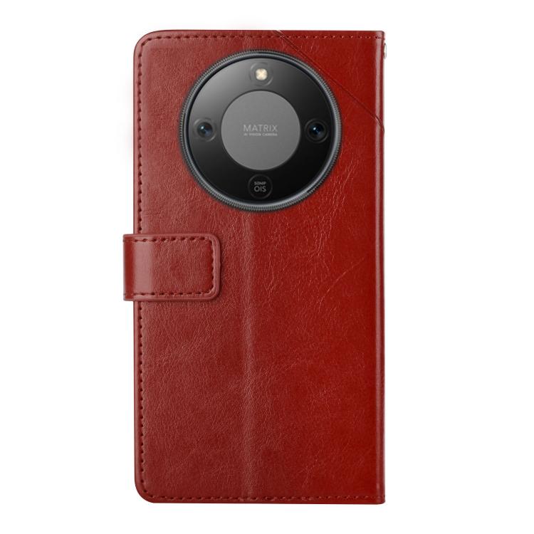 For Honor X9d 5G Global Y-shaped Pattern Flip Leather Phone Case