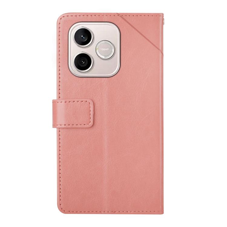 For Honor 600 Lite Global Y-shaped Pattern Flip Leather Phone Case