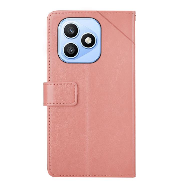 For Honor X8d 4G Y-shaped Pattern Flip Leather Phone Case