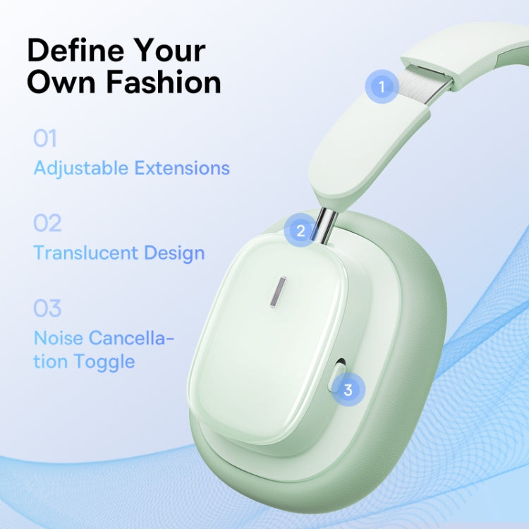 Baseus Bowie Series H1i Over-Ear Noise Reduction Bluetooth Headphone