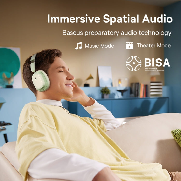 Baseus Bowie Series H1i Over-Ear Noise Reduction Bluetooth Headphone