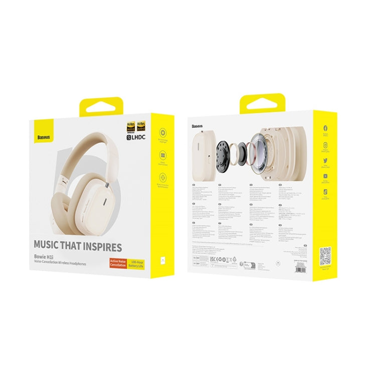 Baseus Bowie Series H1i Over-Ear Noise Reduction Bluetooth Headphone