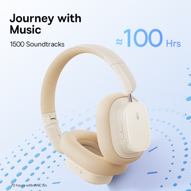 Baseus Bowie Series H1i Over-Ear Noise Reduction Bluetooth Headphone