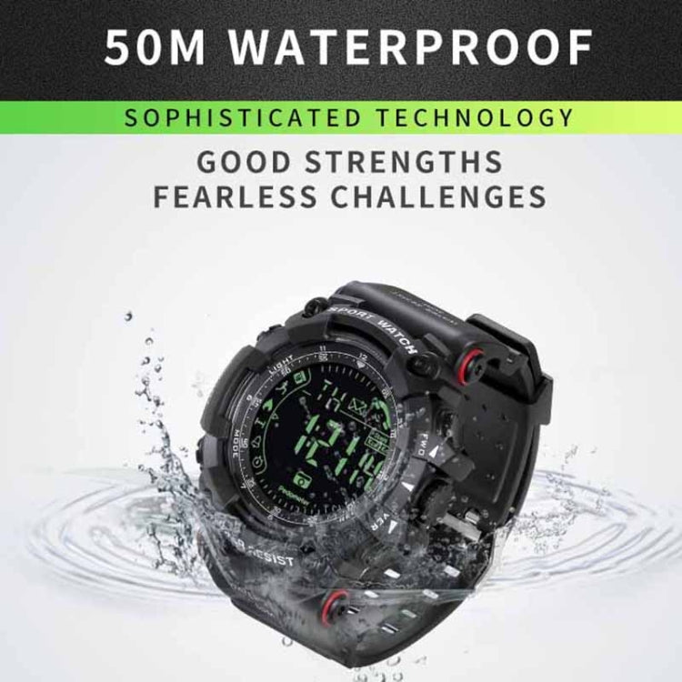 SPOVAN PR2 Men Multifunctional Waterproof Bluetooth Smart Electronic Watch(Black)