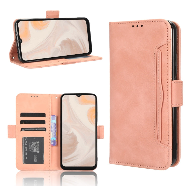 For Aiwa Phone B-2 JA3-SMP0602 Skin Feel Calf Texture Card Slots Leather Phone Case
