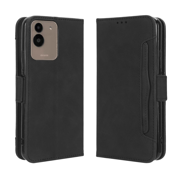 For Aiwa Phone B-2 JA3-SMP0602 Skin Feel Calf Texture Card Slots Leather Phone Case