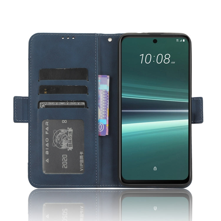 For HTC U23 / U23 Pro Skin Feel Calf Texture Card Slots Leather Phone Case