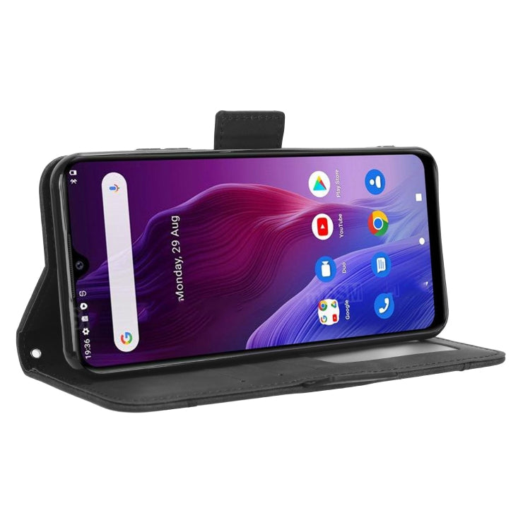 For Cubot P60 Skin Feel Calf Texture Card Slots Leather Phone Case