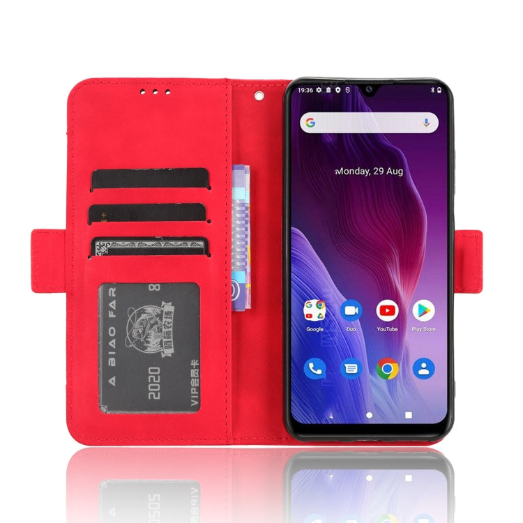 For Cubot P60 Skin Feel Calf Texture Card Slots Leather Phone Case