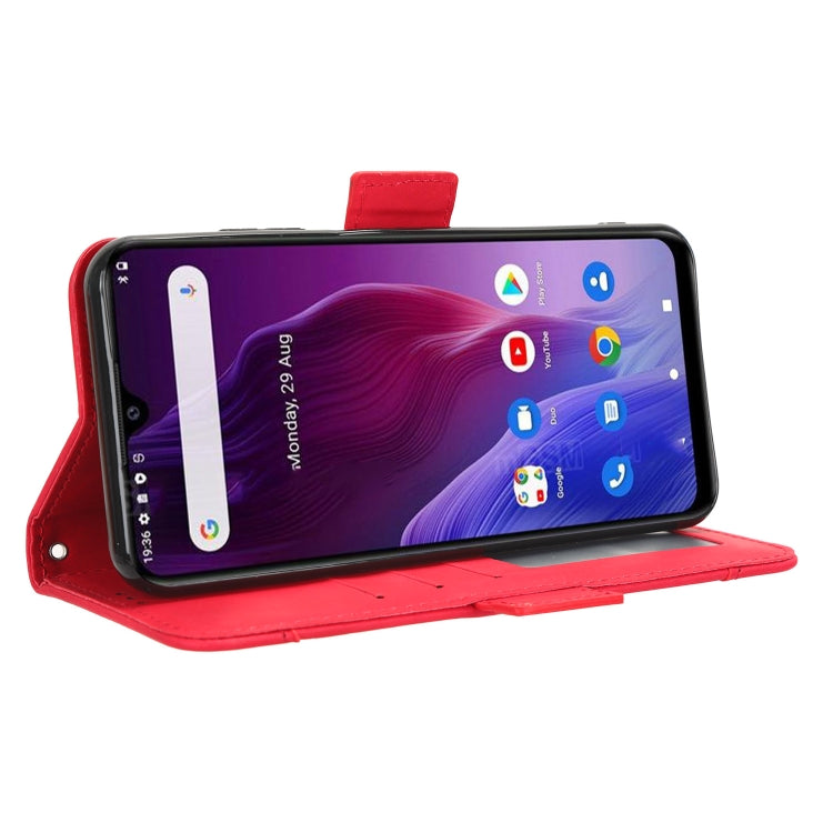 For Cubot P60 Skin Feel Calf Texture Card Slots Leather Phone Case