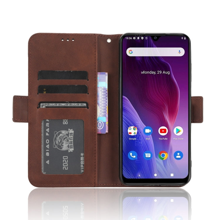 For Cubot P60 Skin Feel Calf Texture Card Slots Leather Phone Case