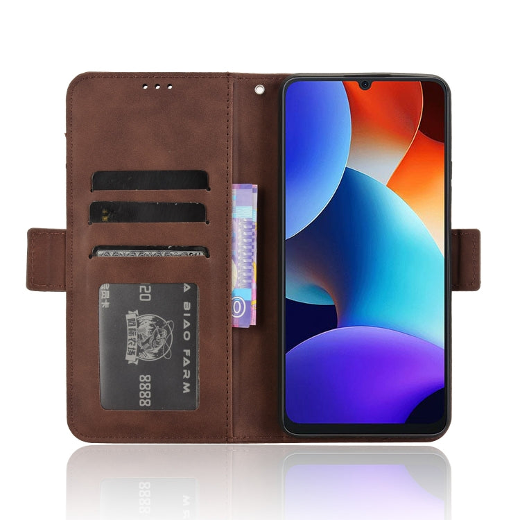 For Blackview Color 8 / Oscal Modern 8 Skin Feel Calf Texture Card Slots Leather Phone Case