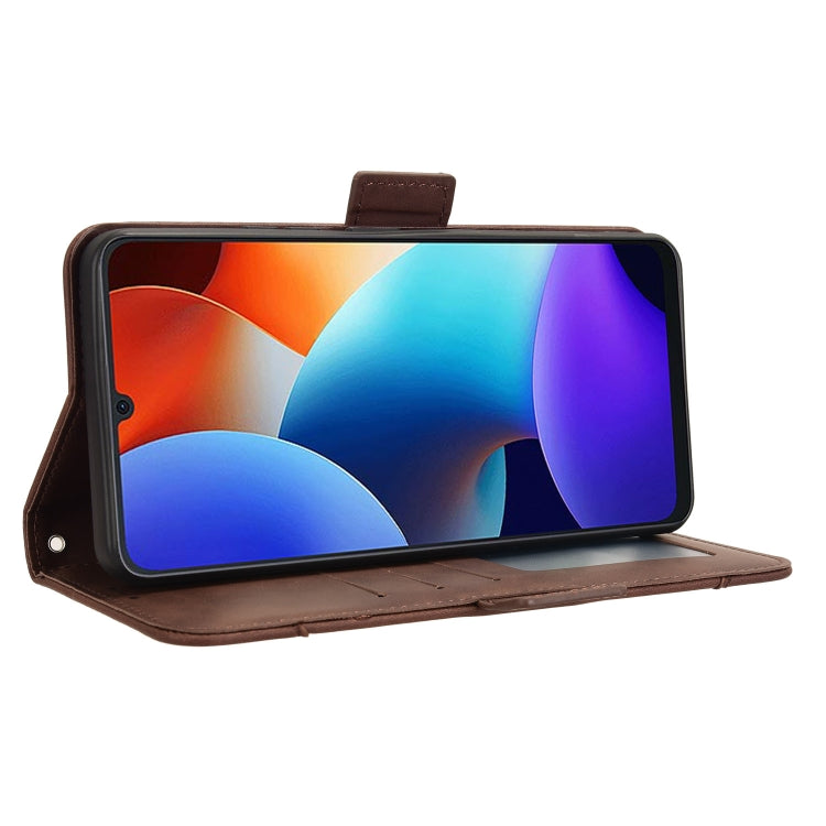 For Blackview Color 8 / Oscal Modern 8 Skin Feel Calf Texture Card Slots Leather Phone Case