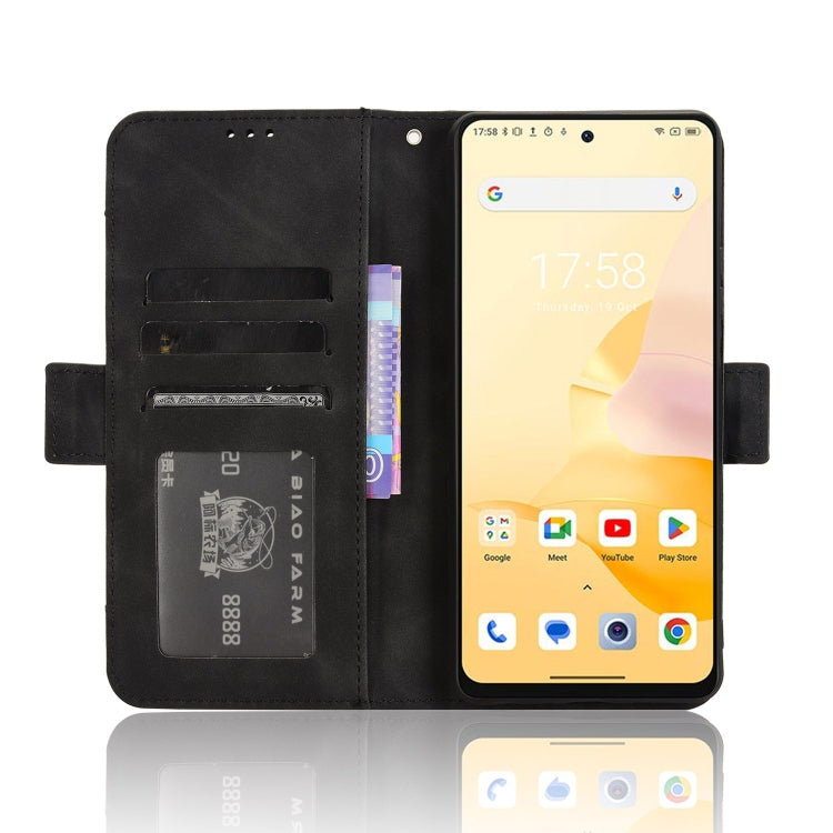 For Blackview Shark 8 / Oscal Tiger 12 Skin Feel Calf Texture Card Slots Leather Phone Case