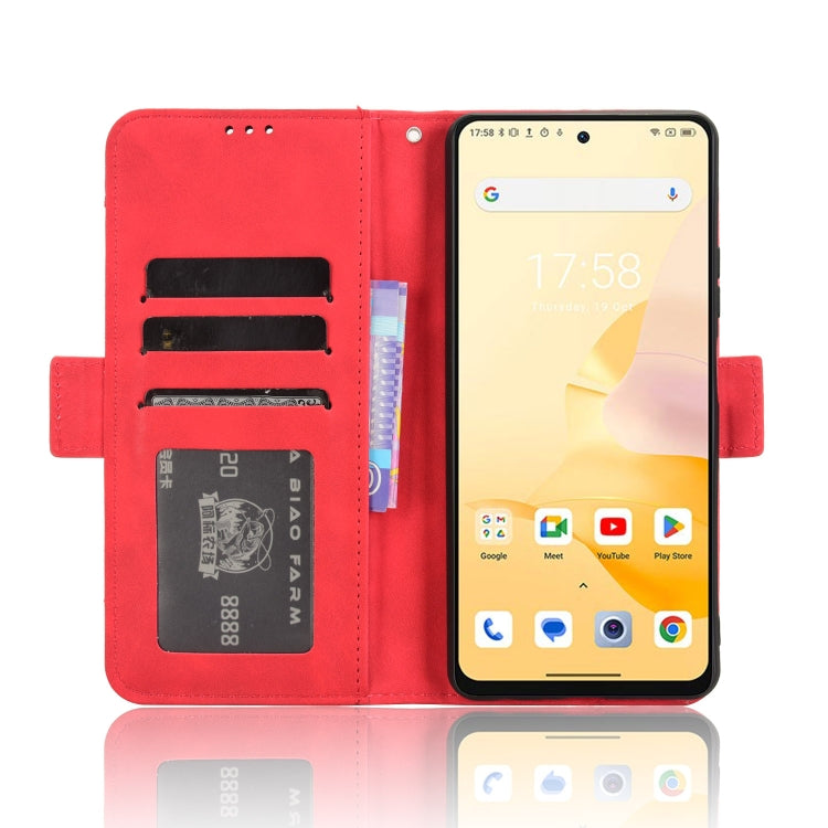 For Blackview Shark 8 / Oscal Tiger 12 Skin Feel Calf Texture Card Slots Leather Phone Case