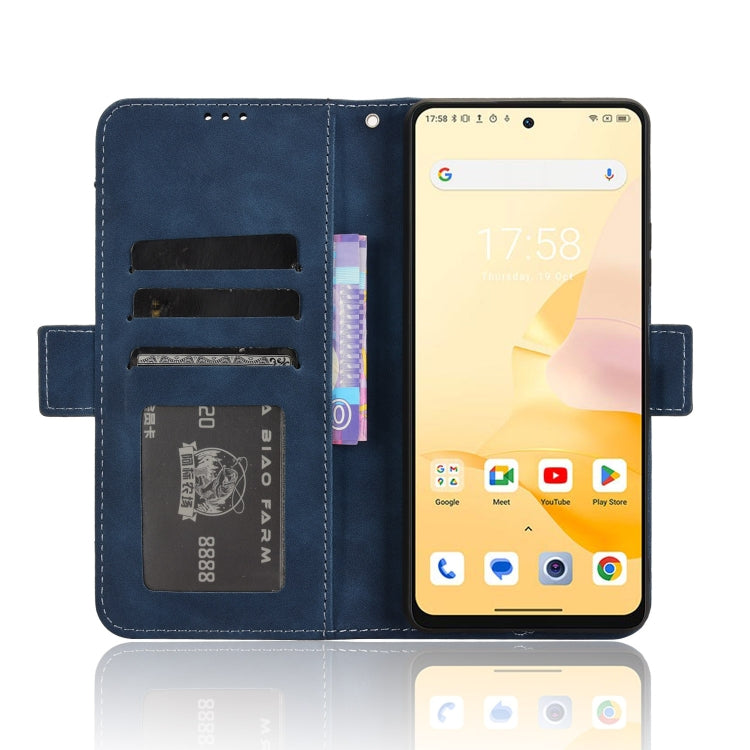 For Blackview Shark 8 / Oscal Tiger 12 Skin Feel Calf Texture Card Slots Leather Phone Case