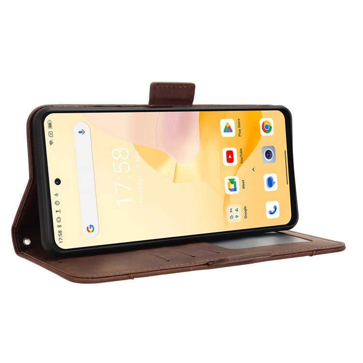 For Blackview Shark 8 / Oscal Tiger 12 Skin Feel Calf Texture Card Slots Leather Phone Case