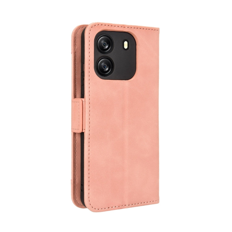 For Blackview Wave 6C Skin Feel Calf Texture Card Slots Leather Phone Case