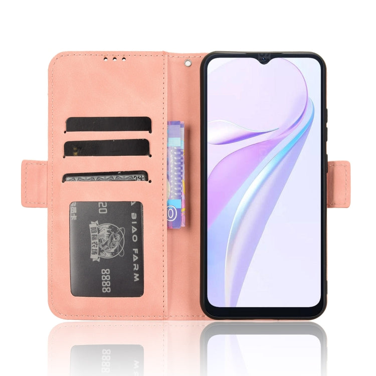 For Blackview Wave 6C Skin Feel Calf Texture Card Slots Leather Phone Case