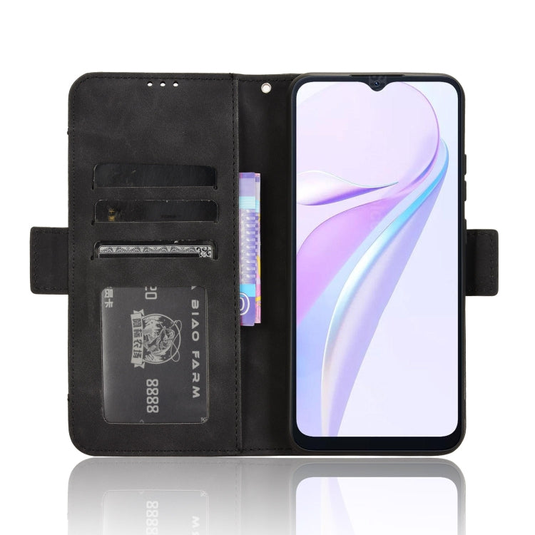 For Blackview Wave 6C Skin Feel Calf Texture Card Slots Leather Phone Case