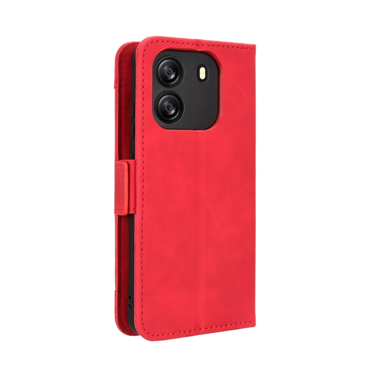 For Blackview Wave 6C Skin Feel Calf Texture Card Slots Leather Phone Case